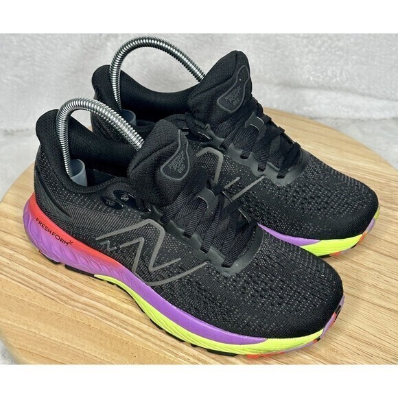 New Balance 880 v12 Fresh Foam X 'Black Green Purple' Running Shoes Size 6 - Picture 2 of 8